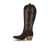 Bota Cano Longo Texana Country Camurça Marrom - Valência - comprar online