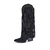 Bota De Franja Cano Alto Camurça Preto - comprar online