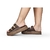 Imagem do Sandália Flatform Com Fivelas Marrom - Eloá