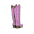 Bota Cano Longo Texana Country Camurça Rosa - Valência - Jessica Leal