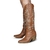 Bota Texana Cano Alto Caramelo - Jessica Leal