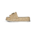 Chinelo Palha Bege Com Metal - comprar online