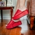 Tamanco Feminino FlatForm Vermelho - loja online