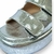 Sandália Flat Prata com Velcro - Jessica Leal