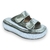Sandália Flat Prata com Velcro - comprar online