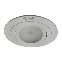 Embutido techo FIDEL circular orientable 1 luz led GU10 CANDIL