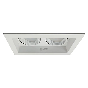 Embutido techo TRUMAN orientable de 2 luces led GU10 CANDIL