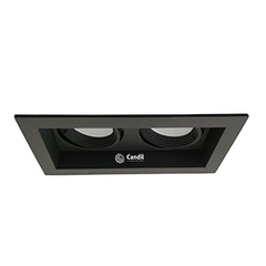 Embutido techo TRUMAN orientable de 2 luces led GU10 CANDIL - comprar online