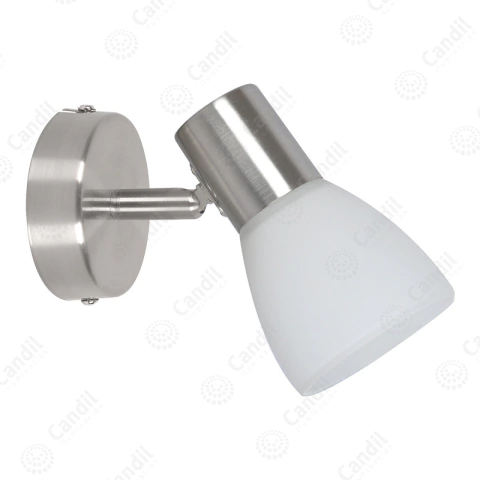 Aplique pared o techo NURIA velador 1 luz E14 CANDIL