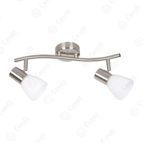 Aplique pared o techo NURIA 2 luces E14 CANDIL