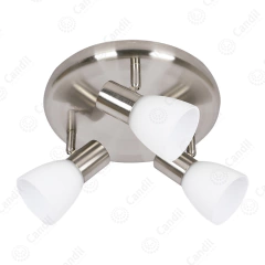 Aplique techo NURIA base redonda 3 luces E14 CANDIL - comprar online