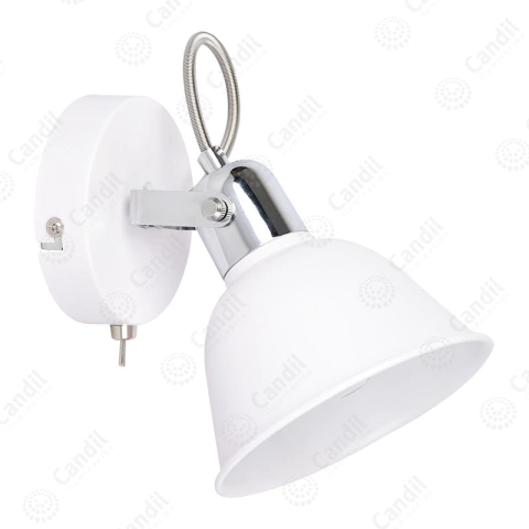 Aplique pared o techo velador LENORA 1 luz E14 CANDIL