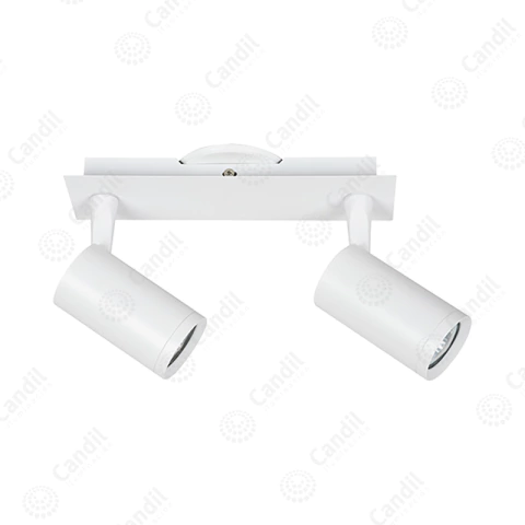 Aplique pared o techo TÉMPANO 2 luces GU10 CANDIL