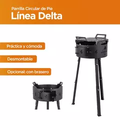 FOGONERO PARRILLA DE PIE DELTA DESMONTABLE LB - Artyluz