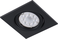 Embutido techo WILBUR cuadrado orientable 1 luz led GU10 CANDIL - Artyluz