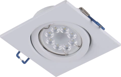 Embutido techo WILBUR cuadrado orientable 1 luz led GU10 CANDIL en internet