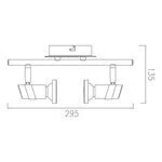 Aplique techo o pared PARTY 2 Luces GU10 CANDIL - comprar online