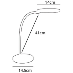 Lámpara de escritorio LED BONNIE CANDIL - Artyluz