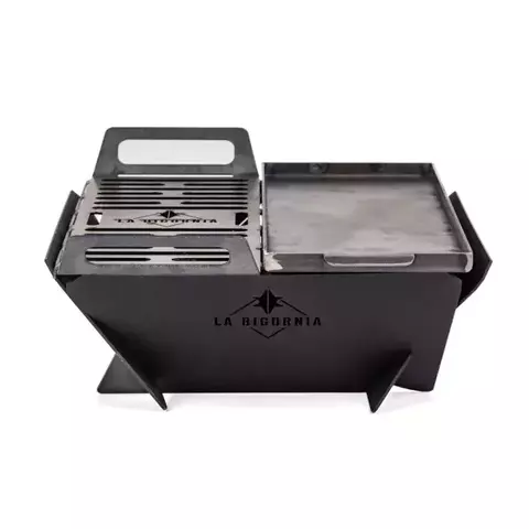FOGONERO PARRILLA ASADOR JOFRÉ GLAMPING CUADRADO DESMONTABLE LB