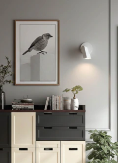 Aplique pared MÉRIDA LED 7w móvil blanco o negro moderno DABOR en internet