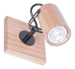 Imagen de Aplique Pared Madera 1 Luz Nordico Moderna