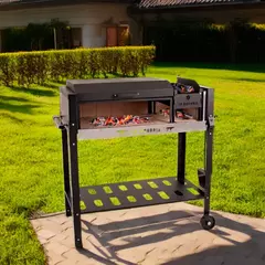 PARRILLA ASADOR DE PIE SAUCE PREMIUM CON ACCESORIOS - comprar online