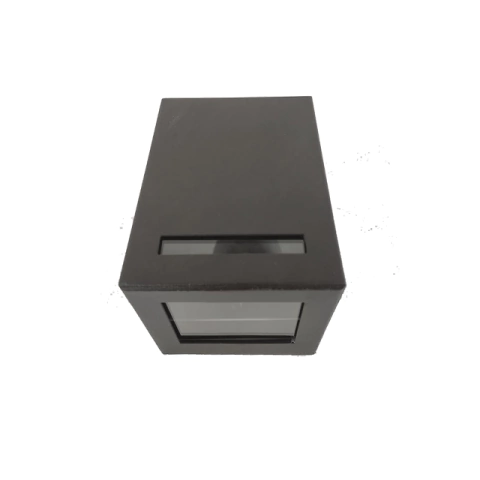 APLIQUE PARED EXTERIOR LED UNIDIRECCIONAL 1XGU10 CIEGO VIDRIO