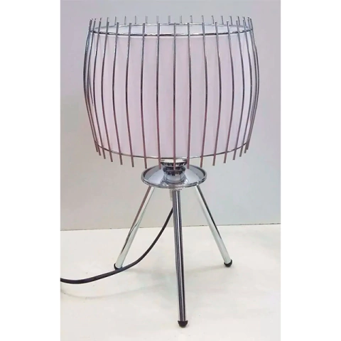 Velador de Mesa E27 tripode mandarina cromo LMZ