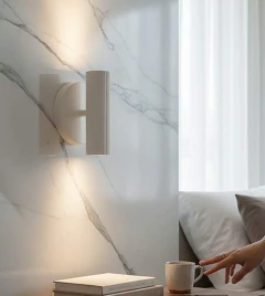 Aplique de pared NEXUS WALL BIFOCAL cilíndrico GU10 VORTEX - comprar online