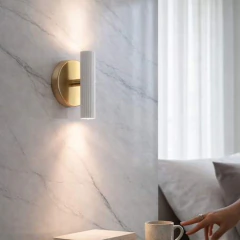 Aplique de pared NEXUS WALL BIFOCAL cilíndrico GU10 VORTEX