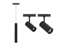 Imagen de Sistema riel magnético profesional versátil embutir aplicar LUCCIOLA