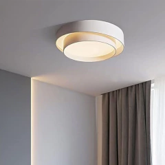 Plafón techo PULSE 24W circular Ø40cm blanco minimalista moderno VONDERK - tienda online