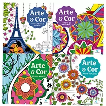 Livro para Colorir Arte e Cor Adulto Culturama
