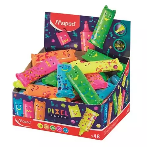 Marca Texto Mini Pixel Neon Maped