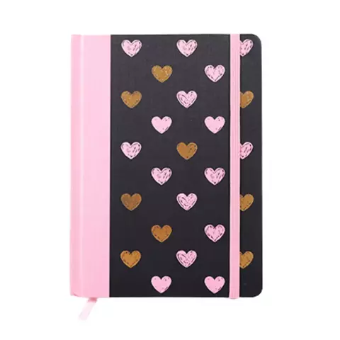 Caderno A5 Black Heart Molin