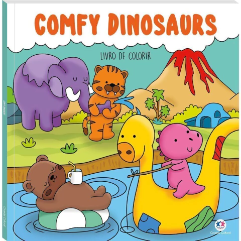 Livro de colorir Dinosaurs 48 pág. Ciranda Cultural - comprar online