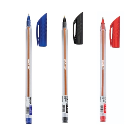 Kit 3 Canetas Esferográficas A-One 0.7mm Molin