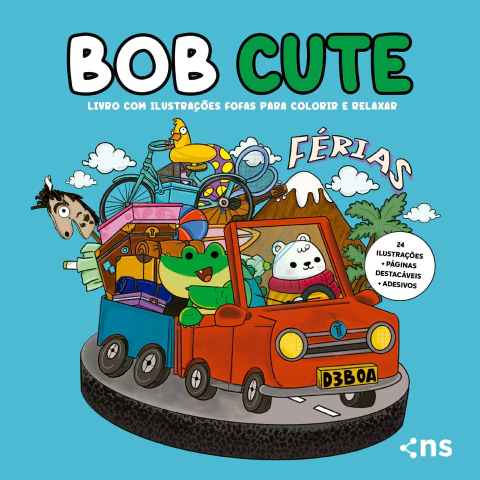 Livro de Colorir + Stickers BOB CUTE Férias - comprar online