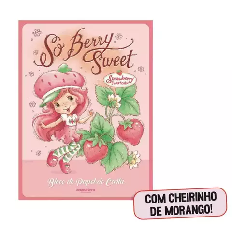 Bloco Papel de Carta Moranguinho com Cheirinho Animativa