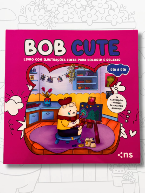 Livro de Colorir + Stickers BOB CUTE Dia a Dia - comprar online