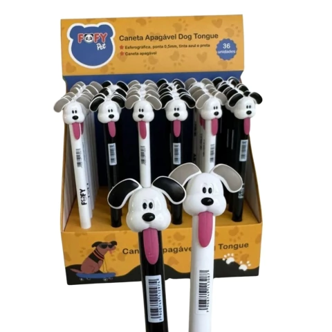 Caneta Apagável Dog Tongue FOFY