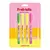 Caneta Marca Texto 4 canetas Fruit-tella e Compactor