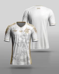 Imagem do Manto Branco e dourado 2024/25