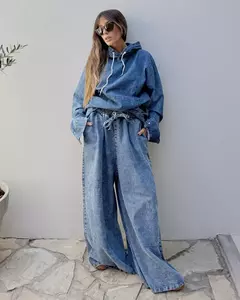 Maxi Palazzo Denim - comprar online