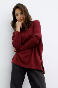 Sweater Manga Morley Bordo - comprar online