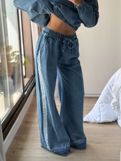 Palazzo Denim Stripes - comprar online