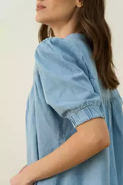 Camisa Denim Manga 3/4 - The Closet