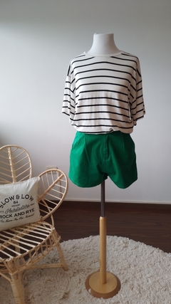 Short de Gabardina Verde en internet