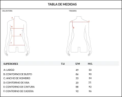 Chaleco Flor - tienda online