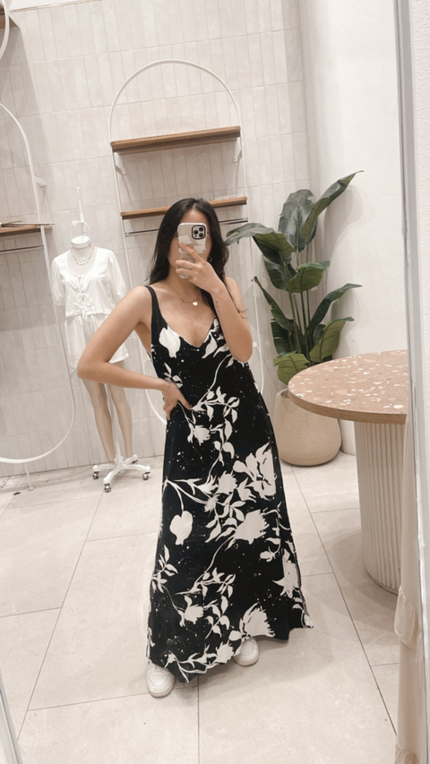 MaxiVestido Malaga Negro - comprar online